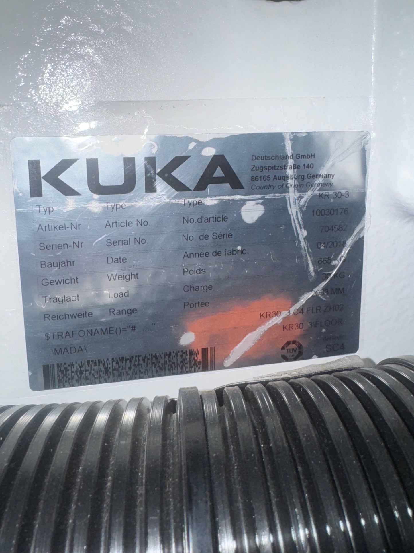 Kuka KR-30 Robot - New