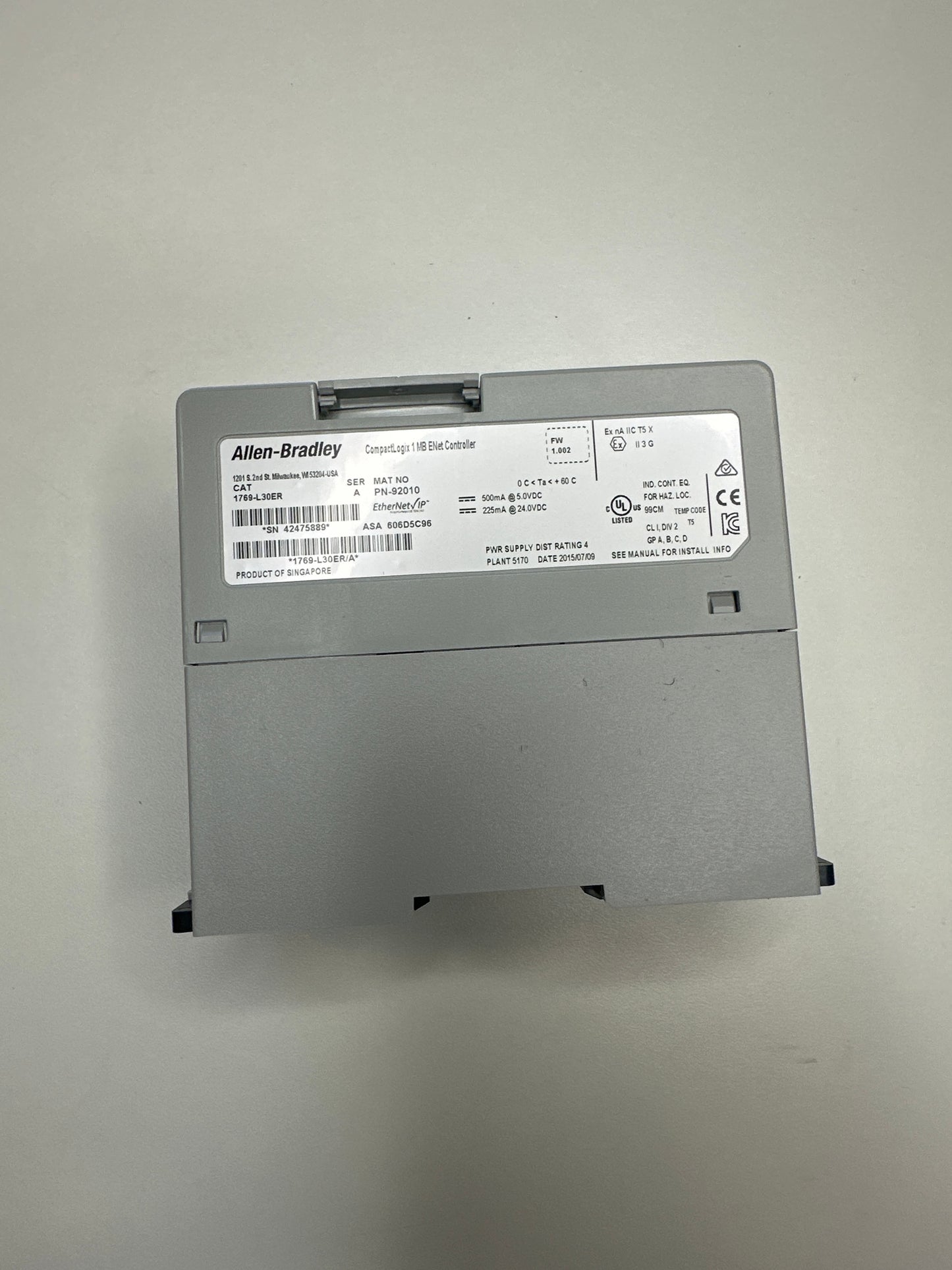 Allen-Bradley - 1769-L30ER