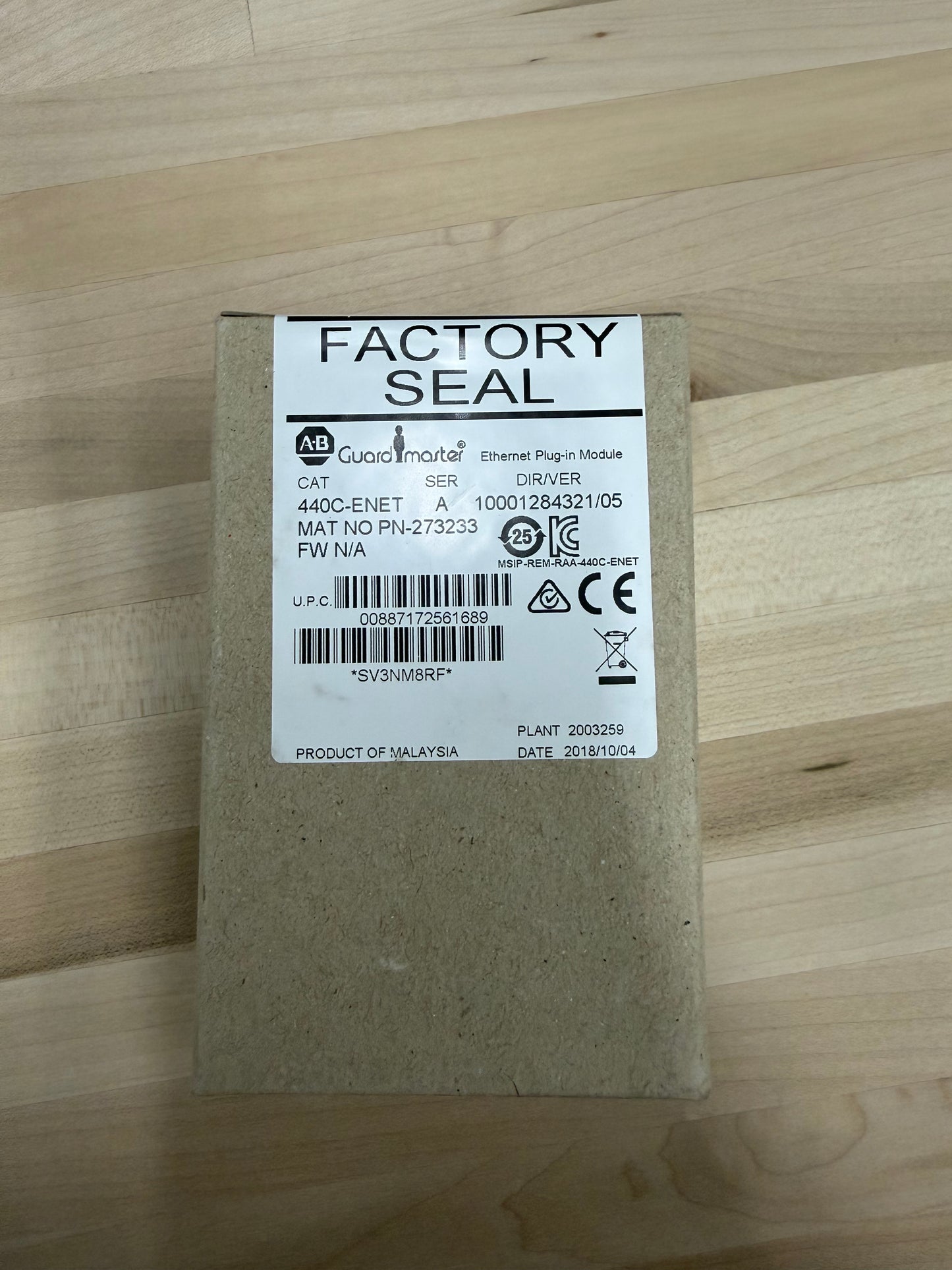 Rockwell Automation 440c-enet Guardmaster Ethernet Module