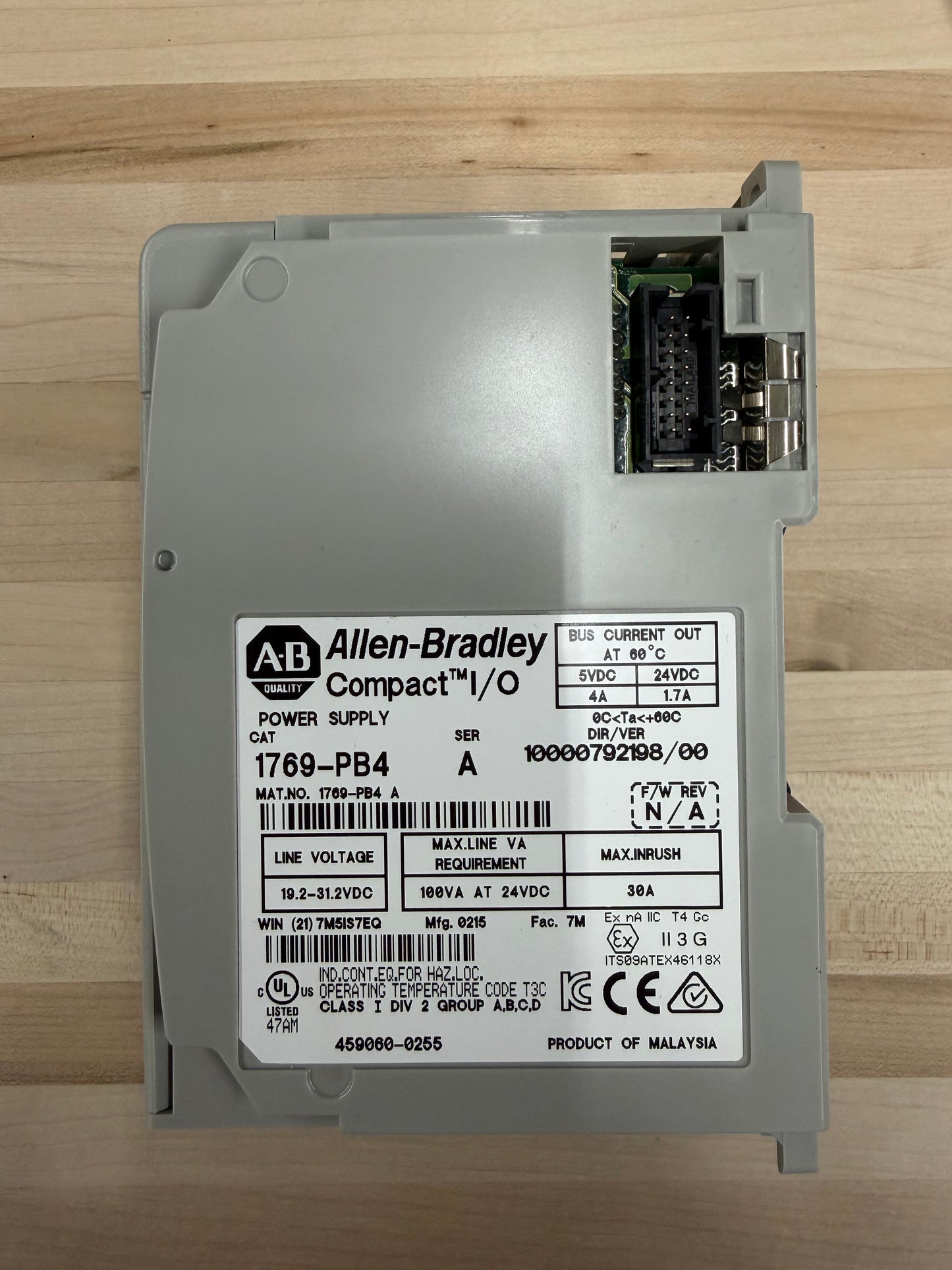 Allen-Bradley CAT 1769-PB4