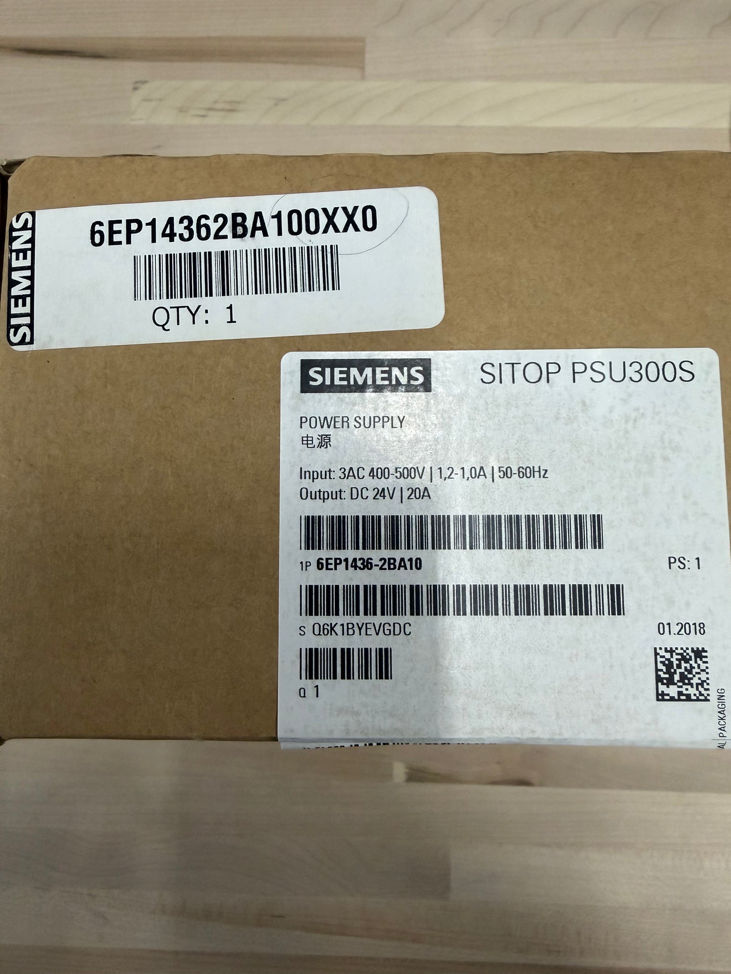 Siemens Power Supply 6ep14362ba10